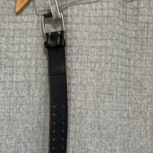 Black Leather Belt Size 18/20